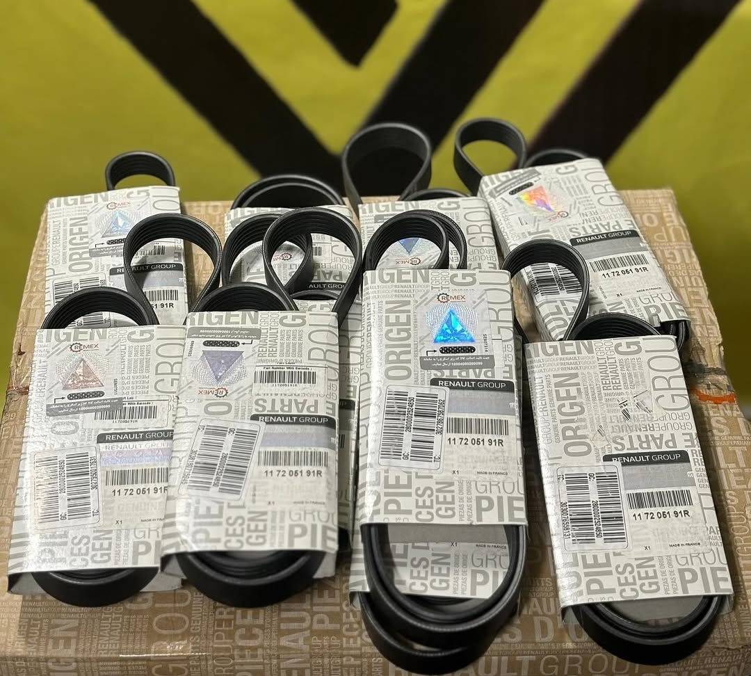 RENOASLI قطعات یدکی اورجینال رنو | تسمه دینام مگان 1600 (دنده ای) اورجینال تسمه دینام مگان 1600 (دنده ای) اورجینال